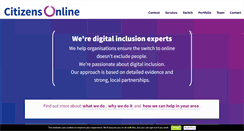 Desktop Screenshot of citizensonline.org.uk